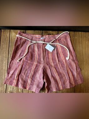Jjill PLEATED SHORTS WITH ROPE BELT 10